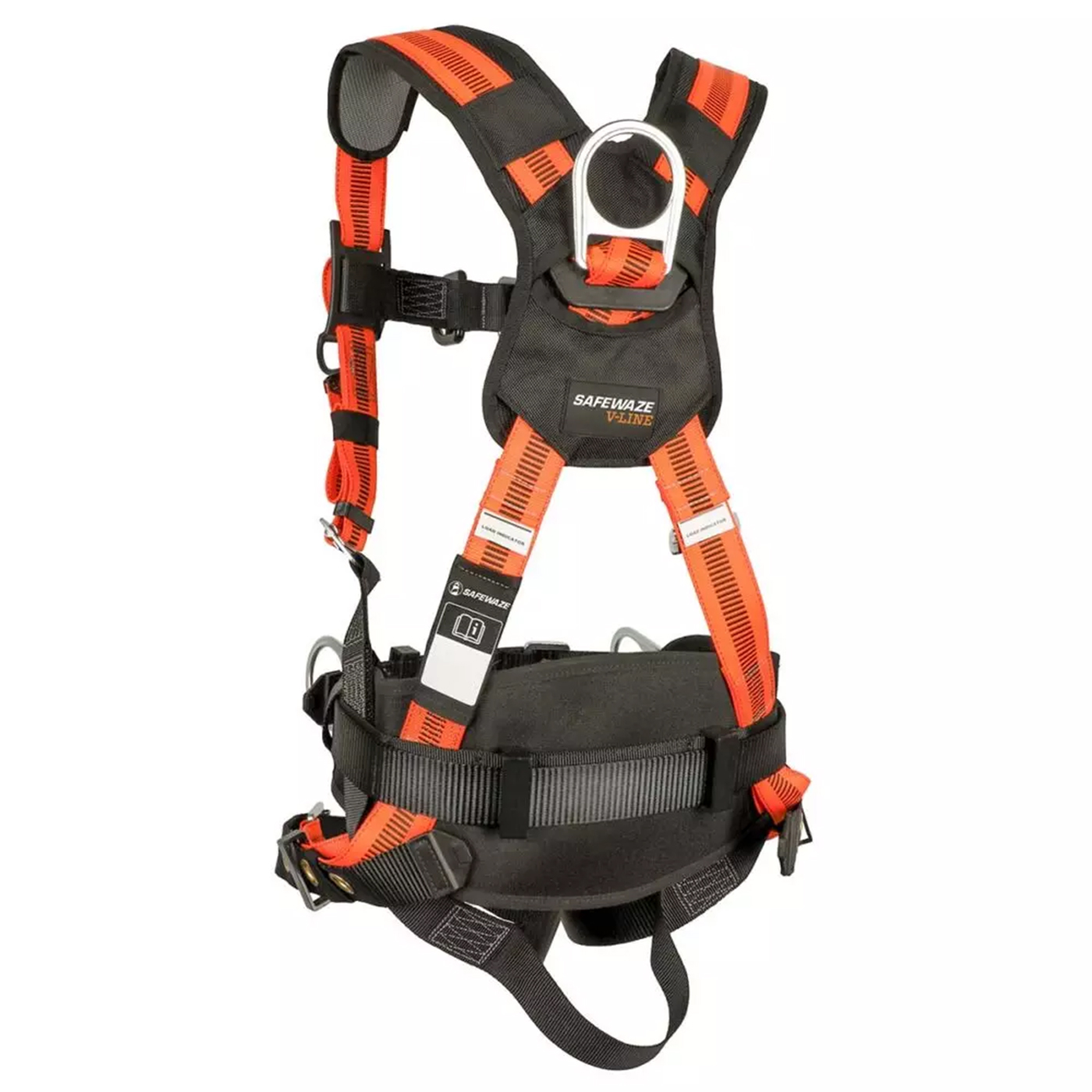 Safewaze FS99160-EFD V-Line Construction Harness: 3D, MB Chest, FD, TB Legs