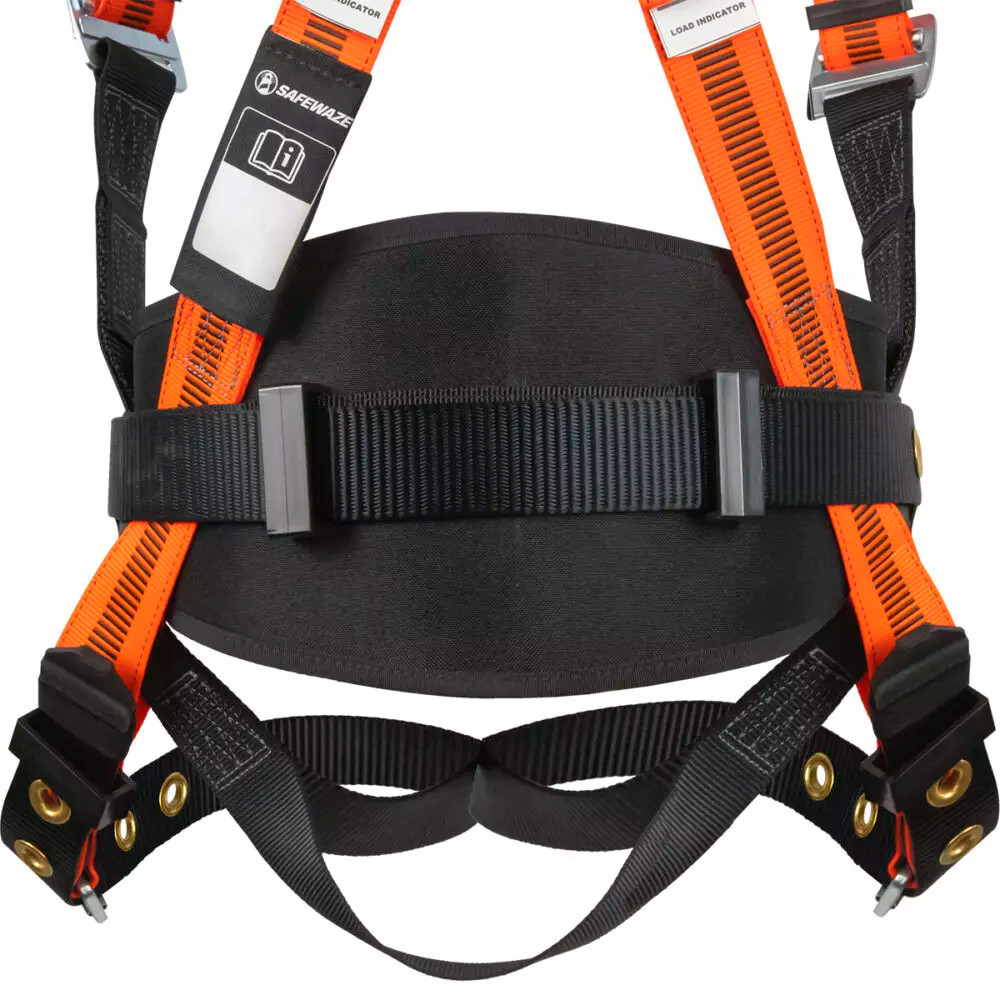 Safewaze 021-1618 V-Line Construction Harness: 3D, QC Chest, TB Legs