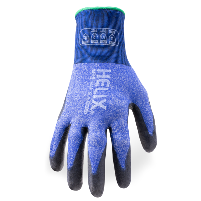 HexArmor 1032 Helix HPPE/Nylon Blend With Polyurethane Dip, Cut Level A1 Glove