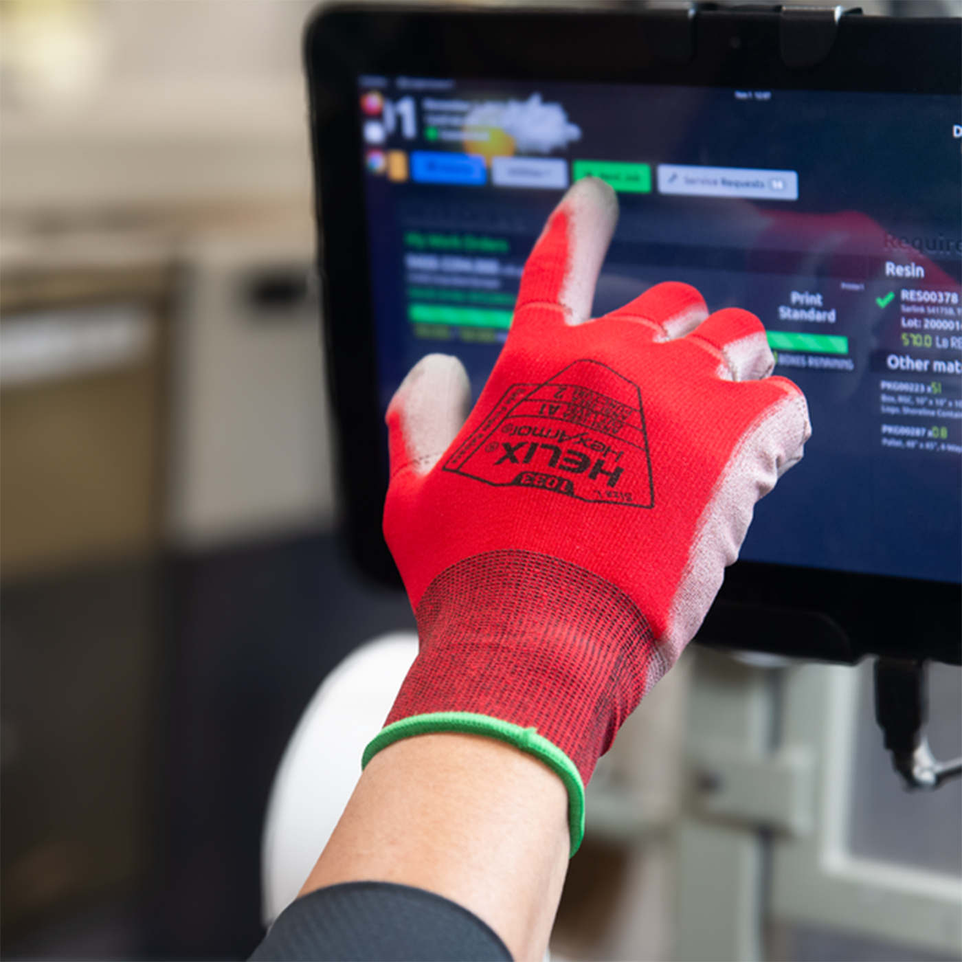 HexArmor 1033 Helix Nylon/Spandex Blend With Polyurethane Dip, Finger Release, Cut Level A1 Glove