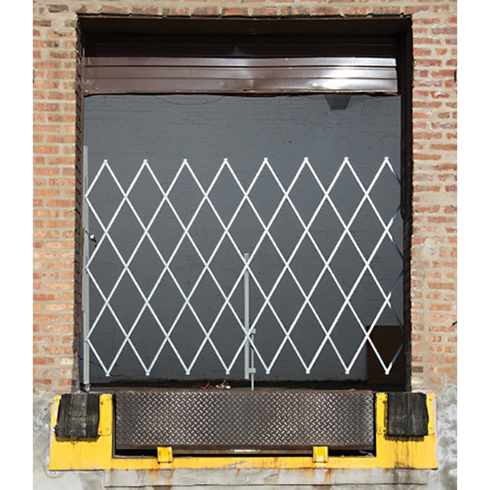 Illinois Engineered Products SECO465 Single Economy Folding Gate - 3' to 4' Wide, 6'6" Collapsed Height, 6' In-Use Height