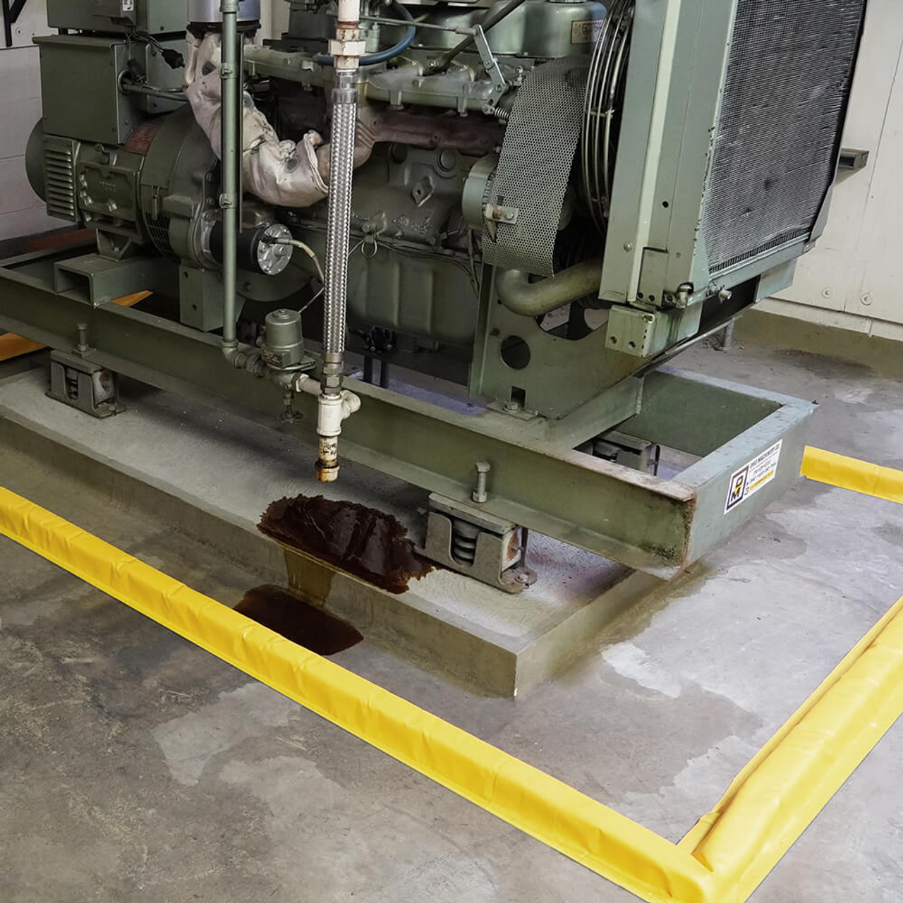 Enpac 48-250-DBKIT 50'L Modular Diverter Berm Kit, Yellow