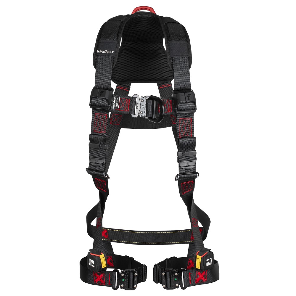 FallTech 8141FD FT-Iron 2D Climbing Non-Belted Full Body Harness, Quick Connect Adjustments