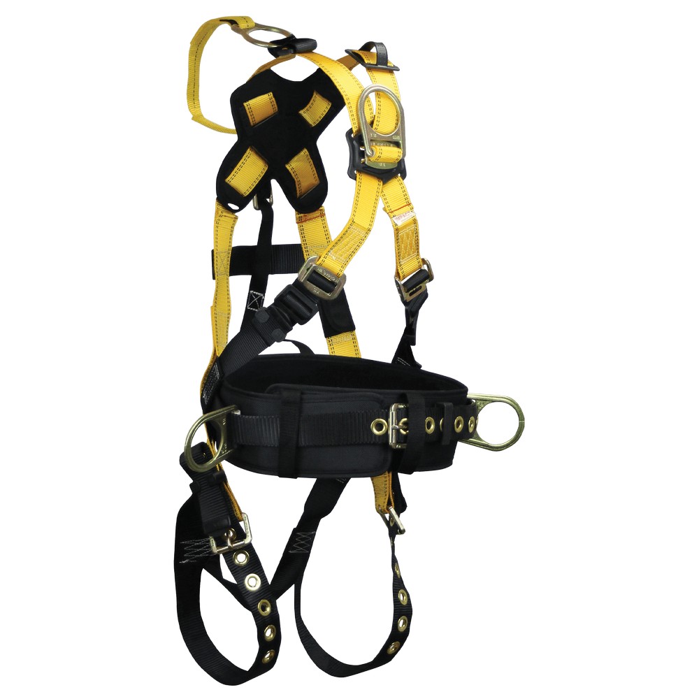 FallTech 8026 Roughneck 5D Derrick Cross-over Belted Full Body Harness