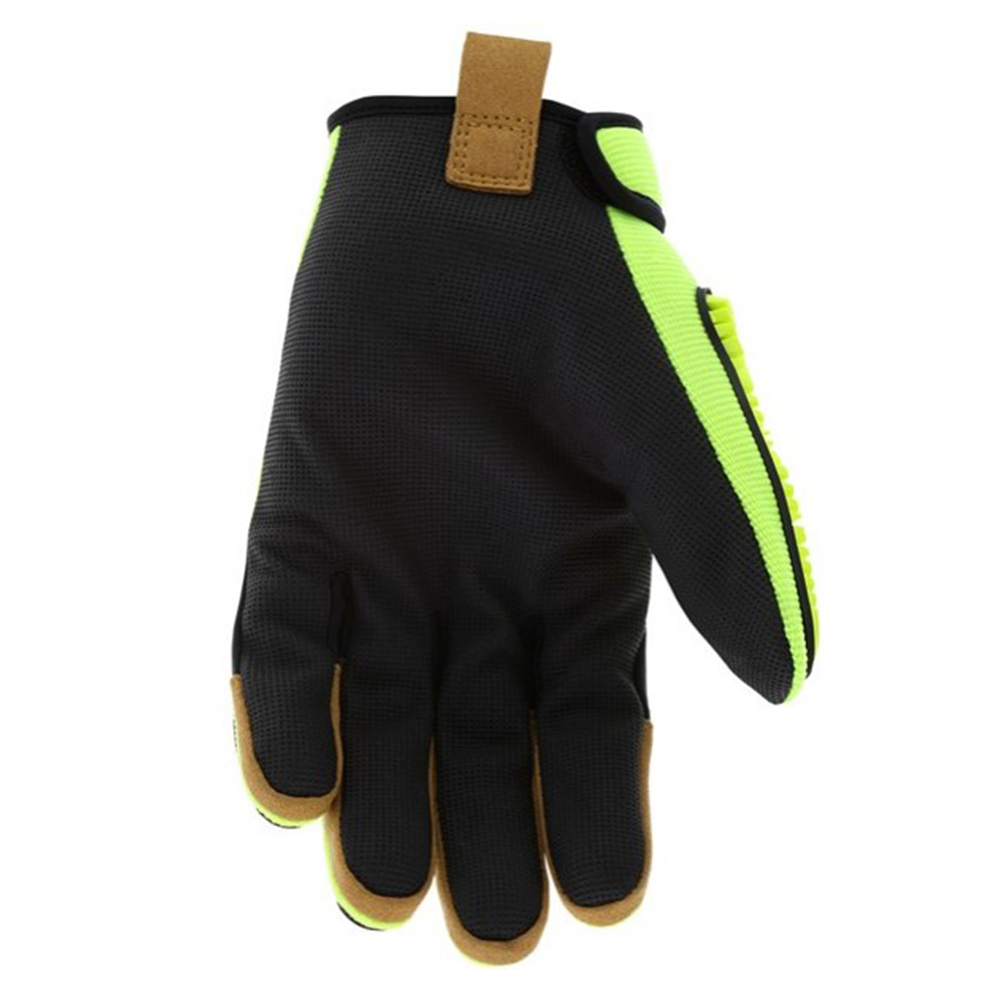 MCR Safety PD6901 Predator Hi-Visibility Impact Resistant ANSI A9 Mechanics Work Gloves