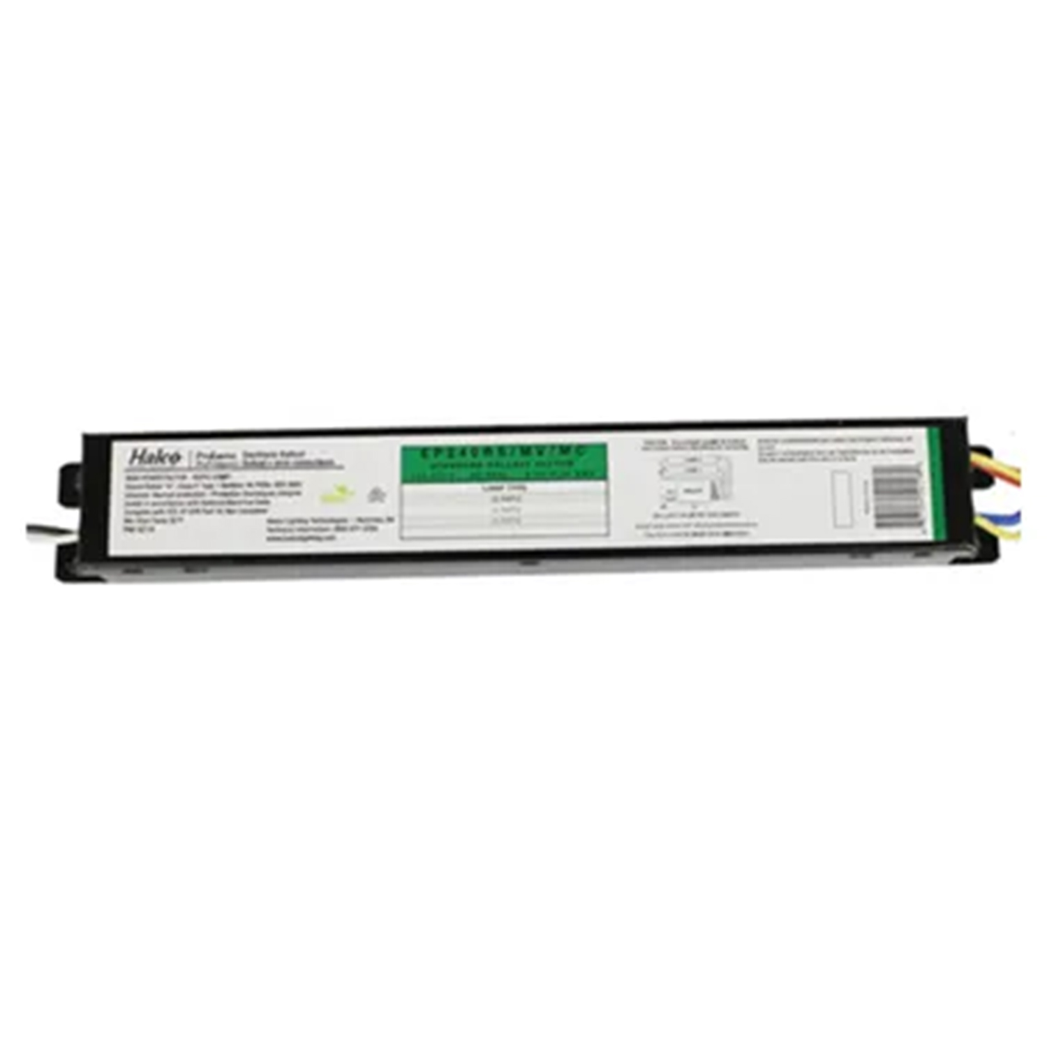 Halco Lighting EP240RS/MV/MC T12 F40T12 Fluorescent Ballasts 2 Lamp Multi-Voltage Rapid Start