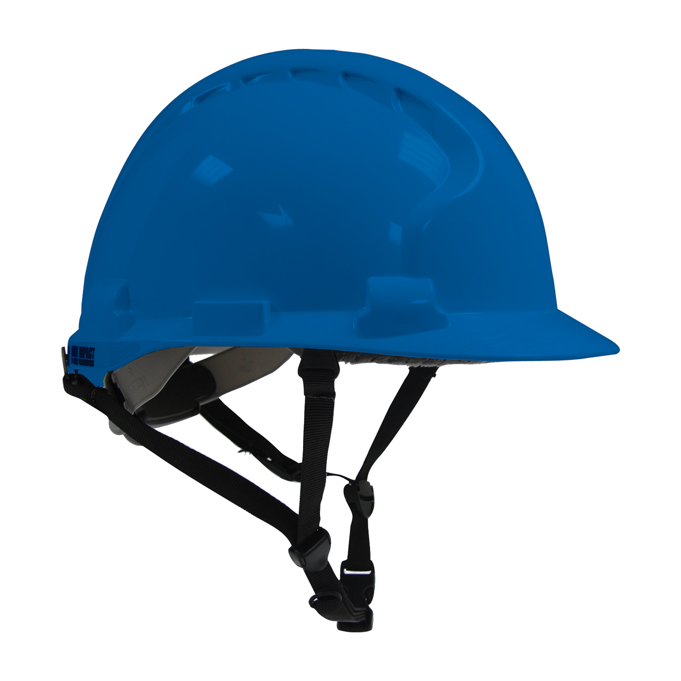 PIP 280-AHS240 MK8 Evolution Type II Linesman Hard Hat with HDPE Shell, Ratchet Adjustment and 4-Point Chin Strap, Blue