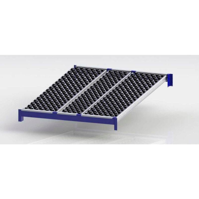 UNEX RR99S2W4X6-L Additional Level For Gravity Flow Roller Rack with Wheel Bed 48"W x 72"D