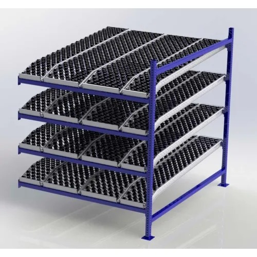 UNEX FC99SKW60724-A Flow Cell Presentation Gravity Rack Add-On, 60"W x 72"D x 72"H