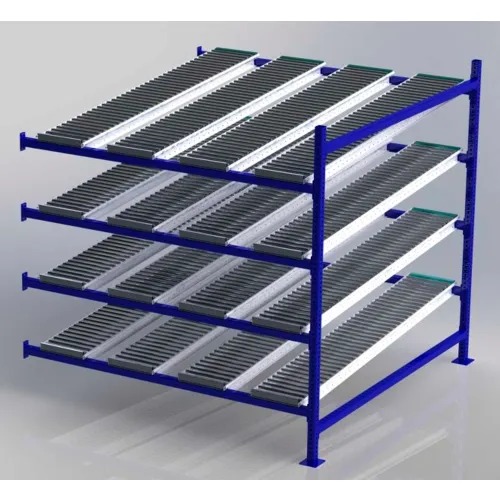UNEX FC99SR72724-A Flow Cell Heavy Duty Gravity Rack Add-On 72"W x 72"D x 72"H with 4 Levels