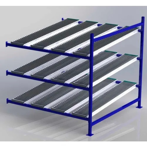 UNEX FC99SR72723-A Flow Cell Heavy Duty Gravity Rack Add-On 72"W x 72"D x 72"H with 3 Levels