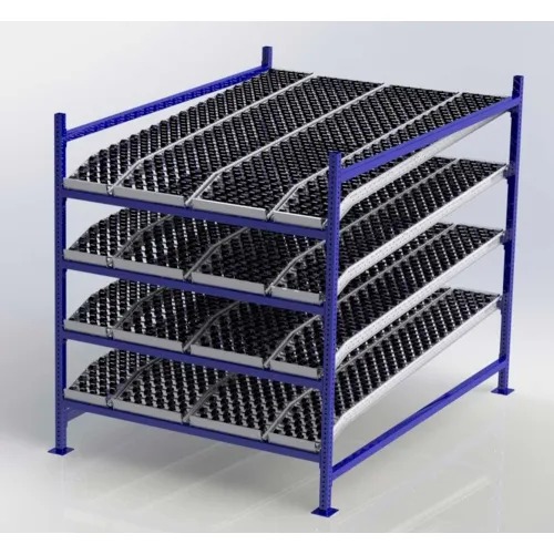 UNEX FC99SKW60844-S Flow Cell Presentation Gravity Rack Starter, 60"W x 84"D x 72"H