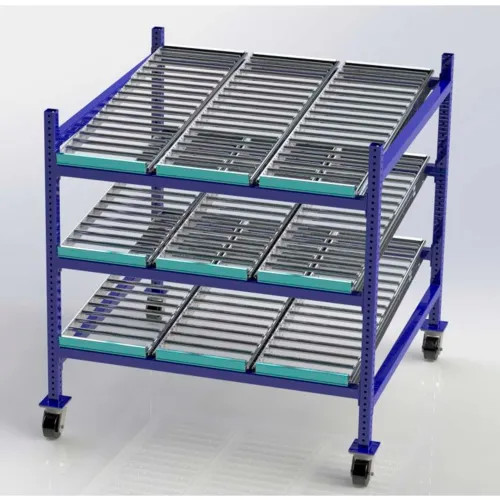 UNEX FCM99SR48483 Flow Cell Mobile Gravity Rack 48"W x 48"D x 54"H