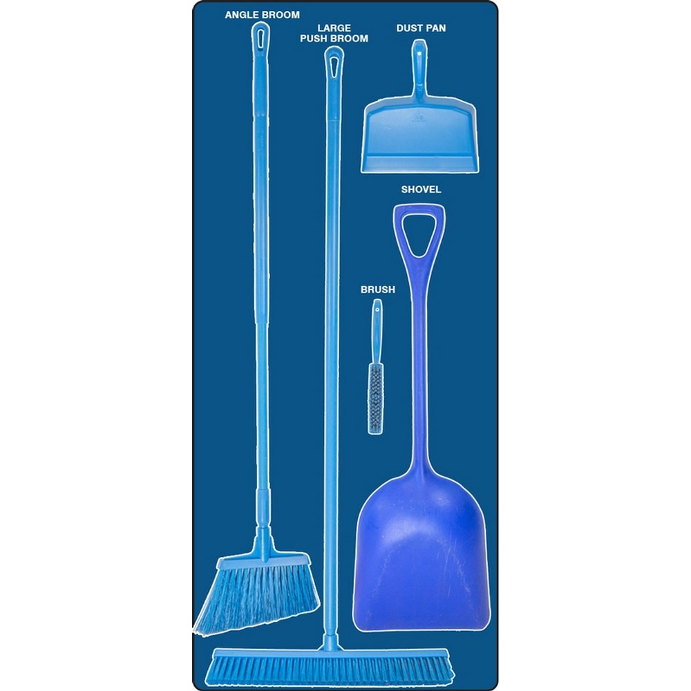 AccuformNMC PSB710BUBU Dry Zone Store-Boards Shadow Boards Ultra Aluma-Lite Blue Blue Board Only