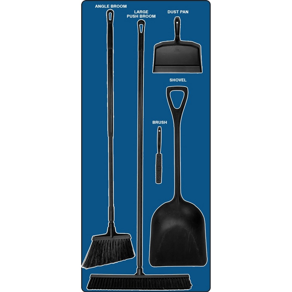 AccuformNMC PSB910BUBK Dry Zone Store-Boards Shadow Boards FB-X Accu-Shield Blue Black Board Only