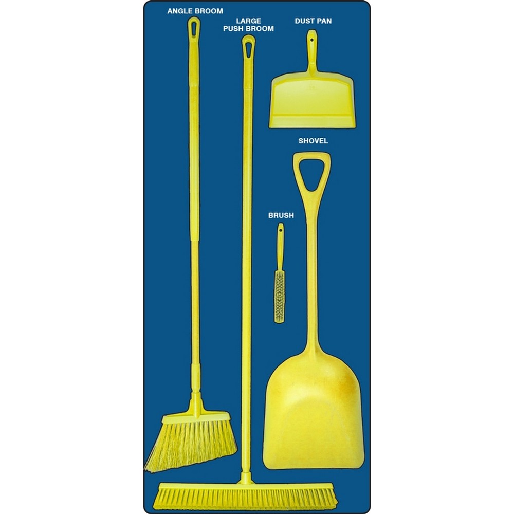 AccuformNMC PSB910BUYL Dry Zone Store-Boards Shadow Boards FB-X Accu-Shield Blue Yellow Board Only