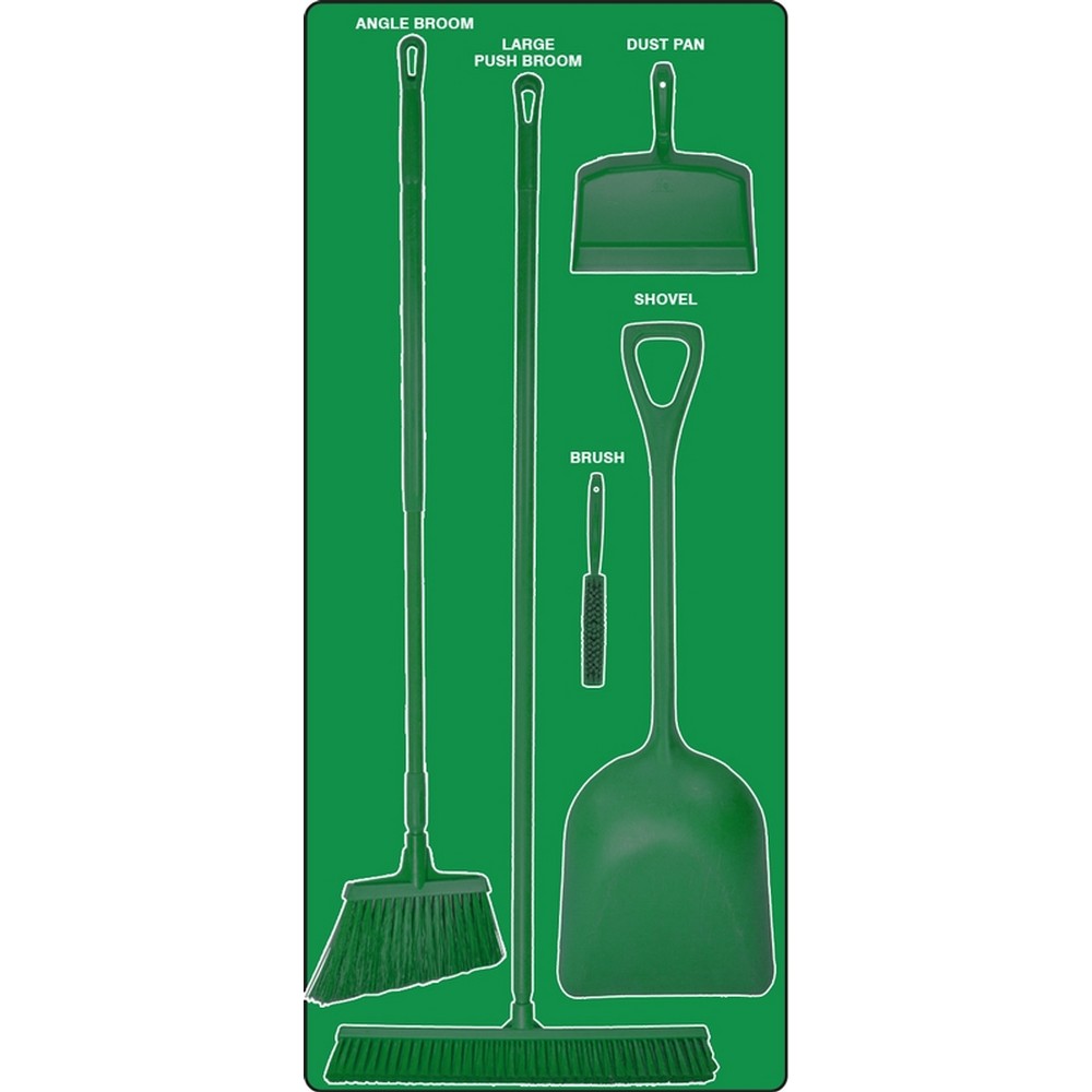 AccuformNMC PSB910GNGN Dry Zone Store-Boards Shadow Boards FB-X Accu-Shield Green Green Board Only