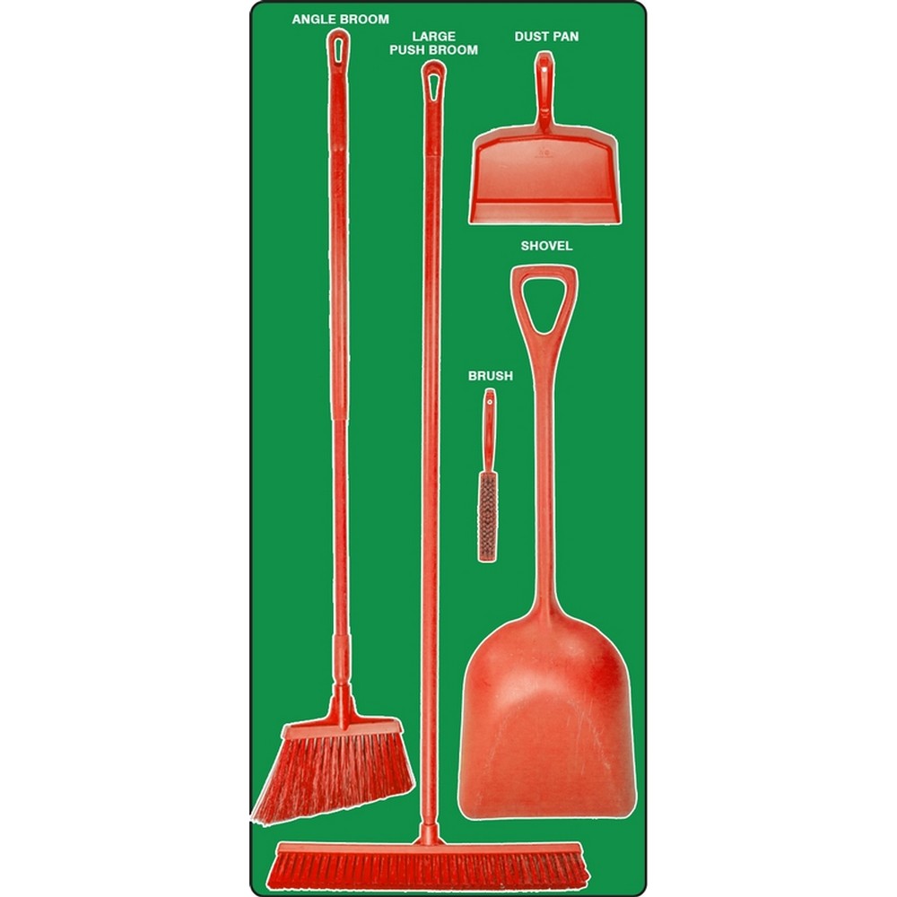 AccuformNMC PSB910GNRD Dry Zone Store-Boards Shadow Boards FB-X Accu-Shield Green Red Board Only