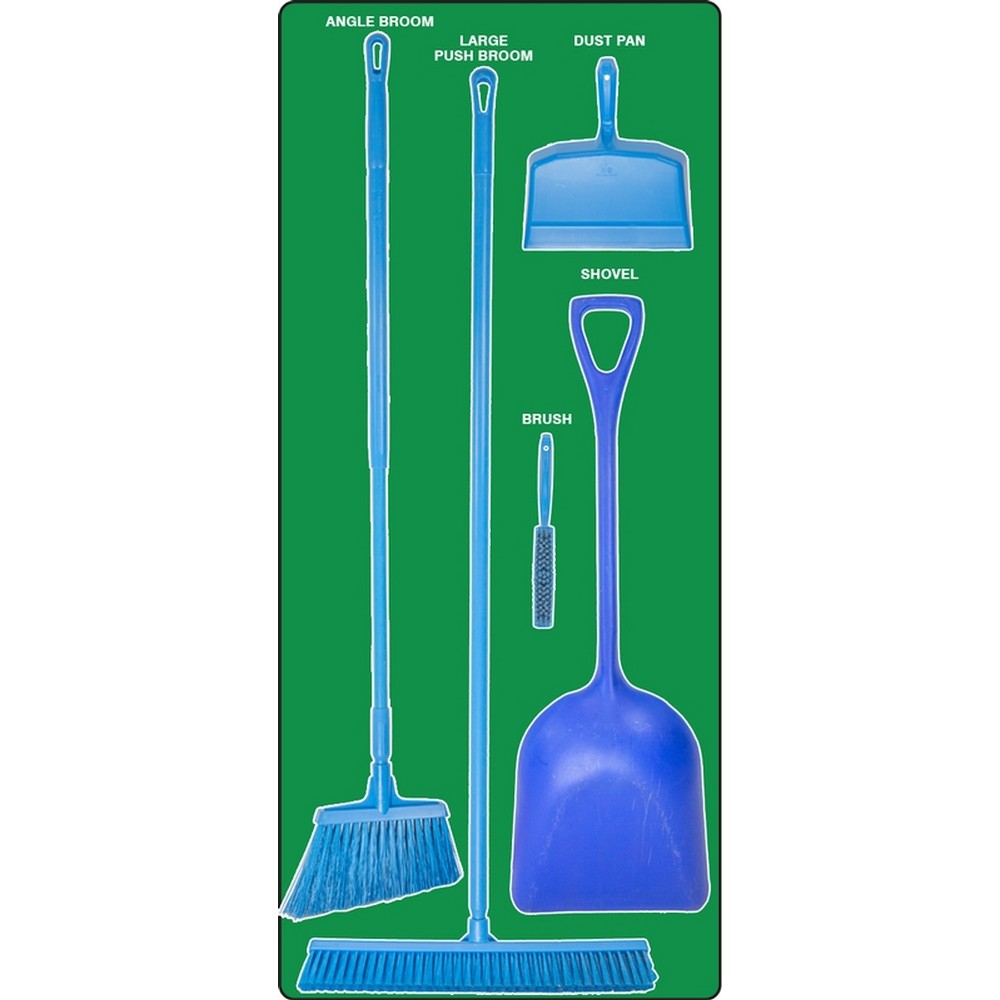 AccuformNMC PSB912GNBU Dry Zone Store-Boards Shadow Boards FB-X Accu-Shield Green Blue Combo Kit
