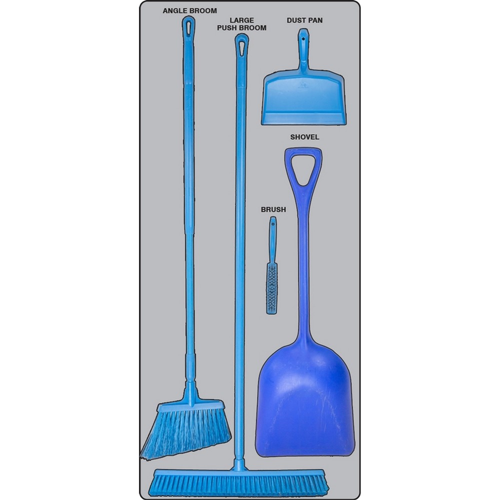 AccuformNMC PSB912GTBU Dry Zone Store-Boards Shadow Boards FB-X Accu-Shield Graphite Blue Combo Kit