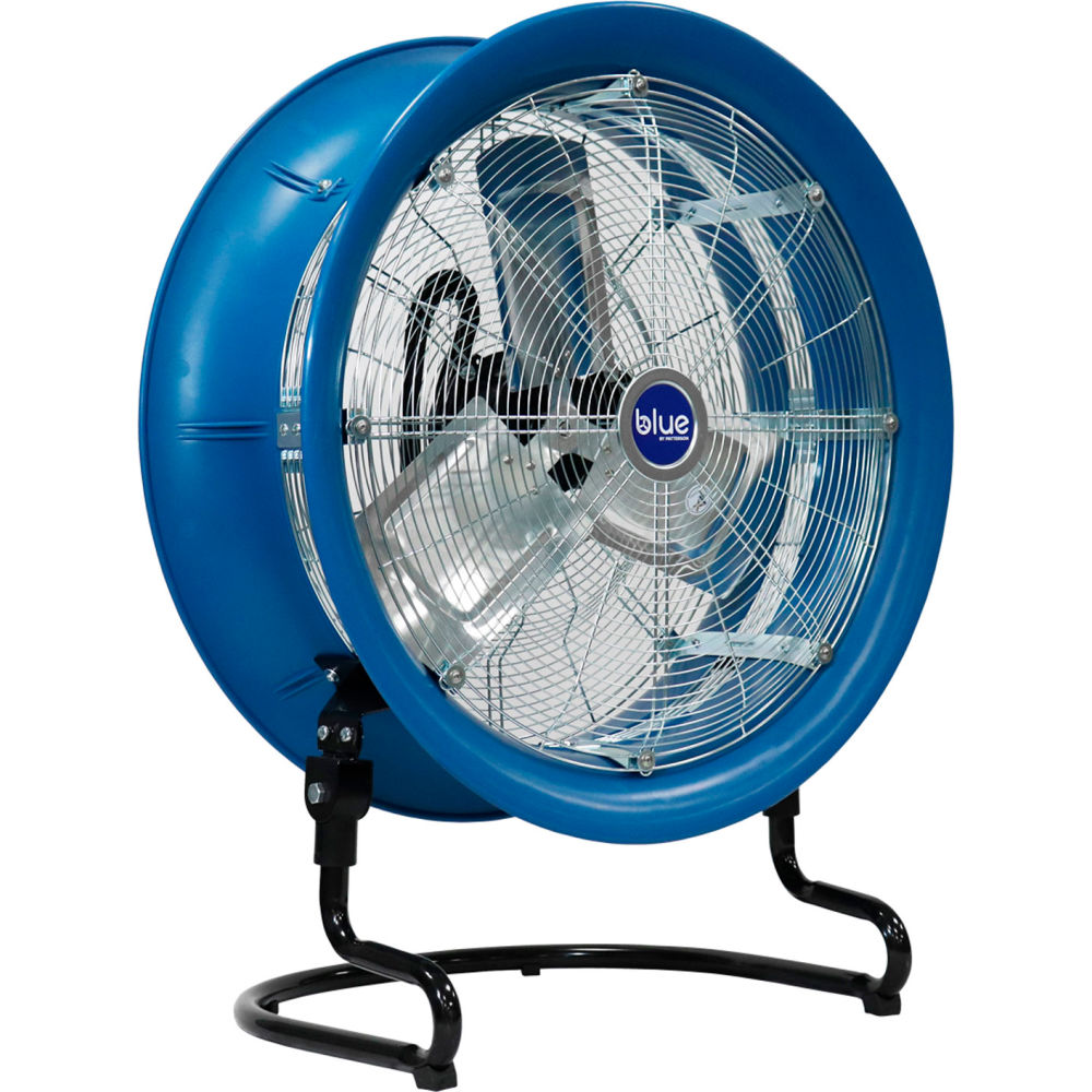 Patterson Fan BLUE 2200 21" Heavy Duty Floor Fan, 3-Speed, 1/3 HP, 115V