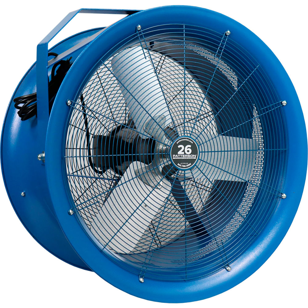 Patterson Fan H26A 26" High Velocity Industrial Fan w/ Yoke Mount, 115V, 7,650 CFM, 1 HP