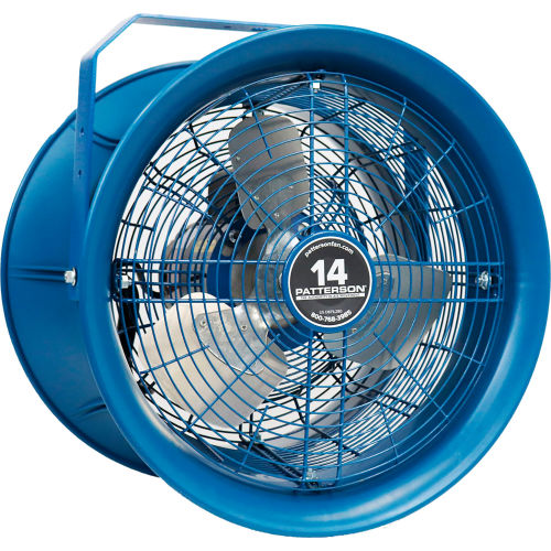 Patterson Fan H14A 14" High Velocity Industrial Fan w/ Yoke Mount, 115V, 2,600 CFM, 1/4 HP