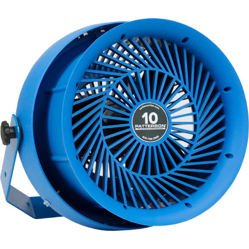 Patterson Fan F10A 10" High Velocity Industrial Fan w/ Yoke Mount, 115V