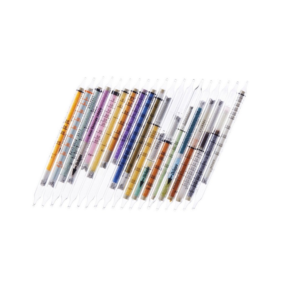 Draeger 8101961 Gas Detector Tube, Hydrogen Sulfide 2/b, 10/Box