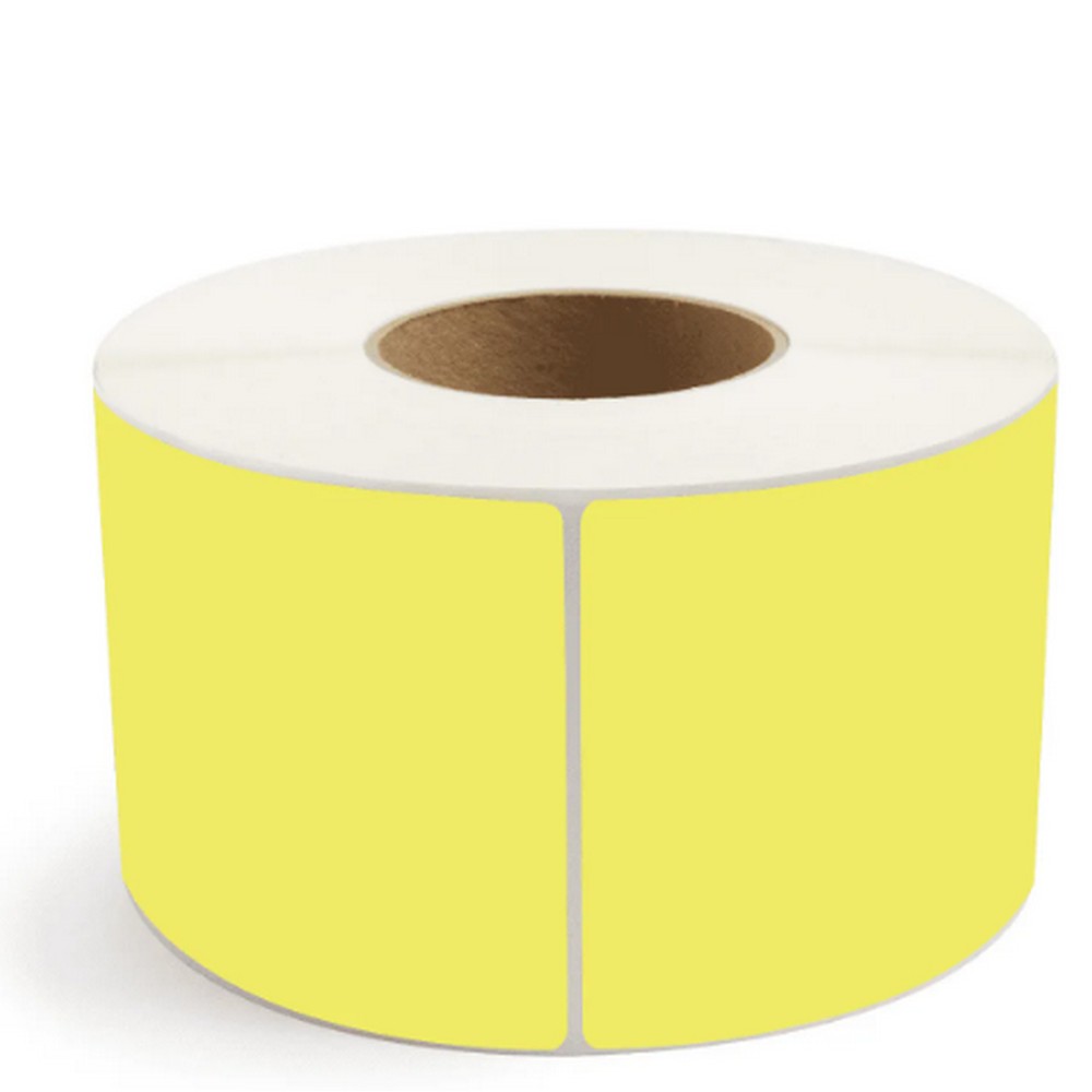 BBP 700*BTM4060AP*DT*Y 4" x 6" Yellow - Direct Thermal Labels - 3" Core