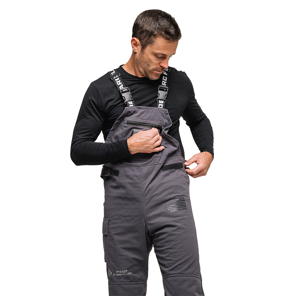 OEL AFW040-BSBO-GTX 40 Cal-Black Series GTX- Arc Flash Bib-Overall