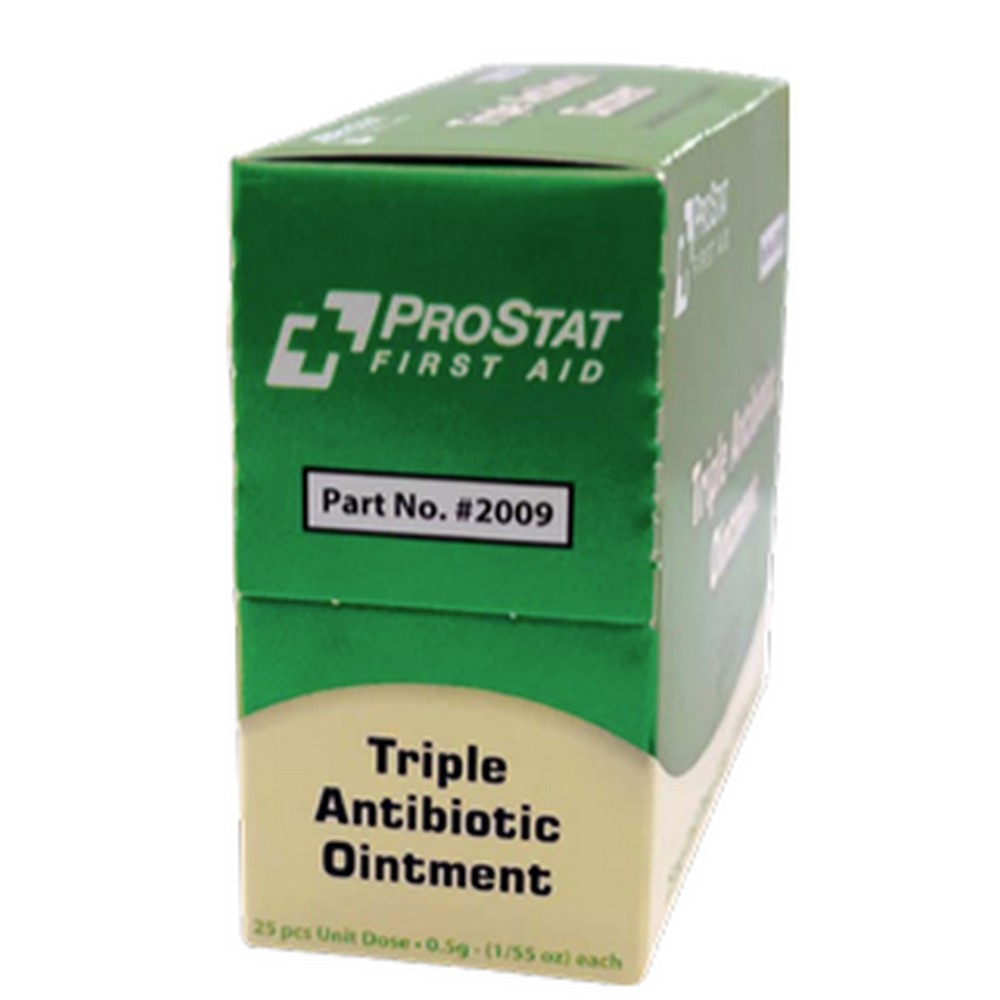 Prostat 2009 Triple Antibiotic Ointment .5g - 25 Count