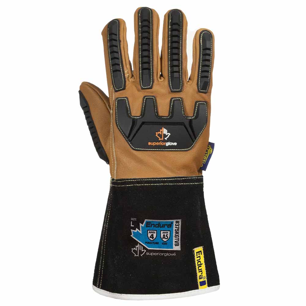 Superior Glove 375KGTVB Endura Glove, Thinsulate Lining, A5, Arc Flash
