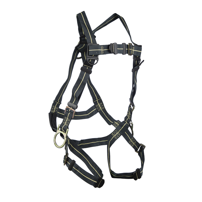 Guardian Fall Protection H88111 Hot Works Full Body Harness, Pass Through Buckles
