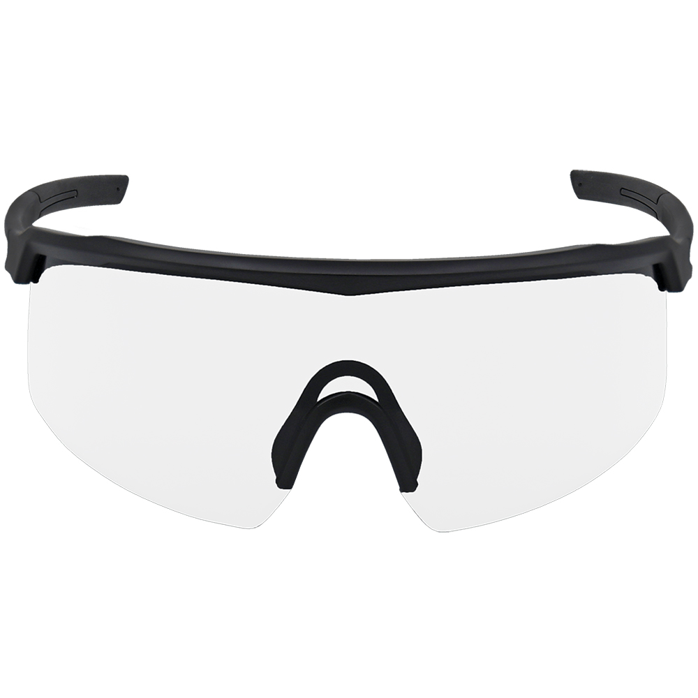 Bullhead Safety BH3261AF - Whipray Clear Anti-Fog Lens, Matte Black Frame Safety Glasses