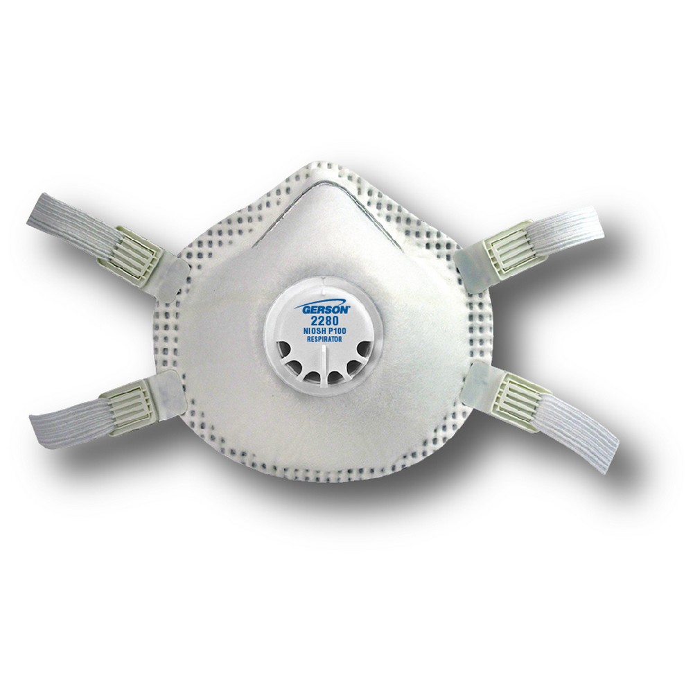 Gerson 082280 P100 Respirator with Valve