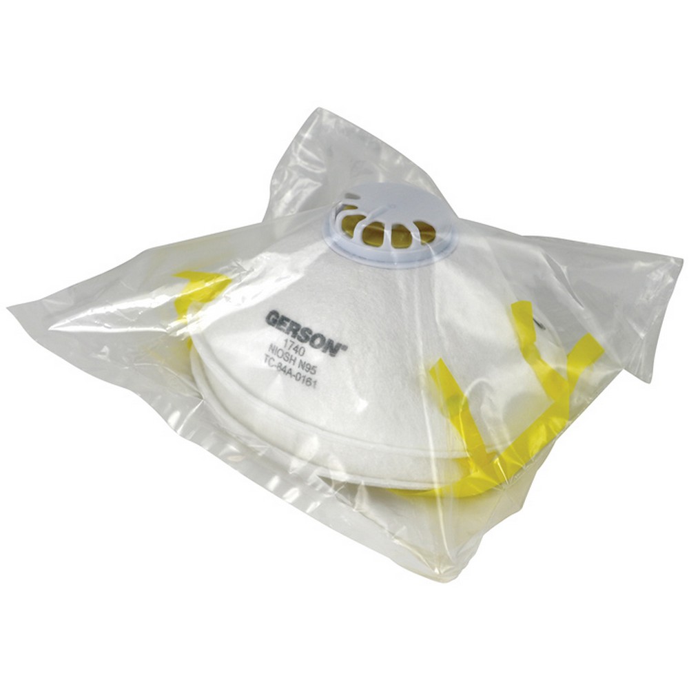 Gerson 081740B N95 Respirator with Valve, 2-pack