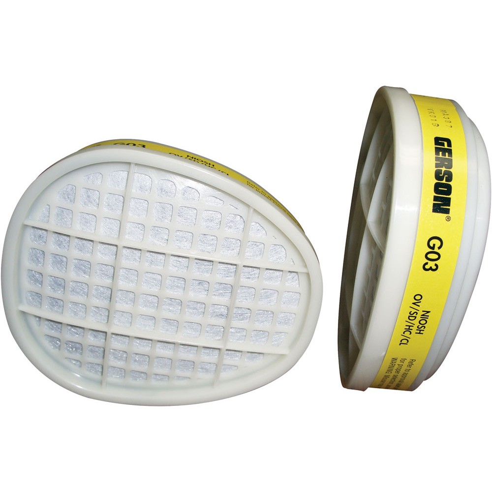 Gerson 0871478 Cartridge - Organic Vapor/Acid Gas, 2-pack