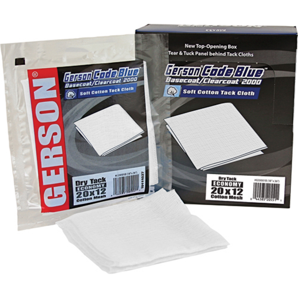 Gerson 020001W Tack Cloth - 20x12 Mesh - Economy, Medium Tack