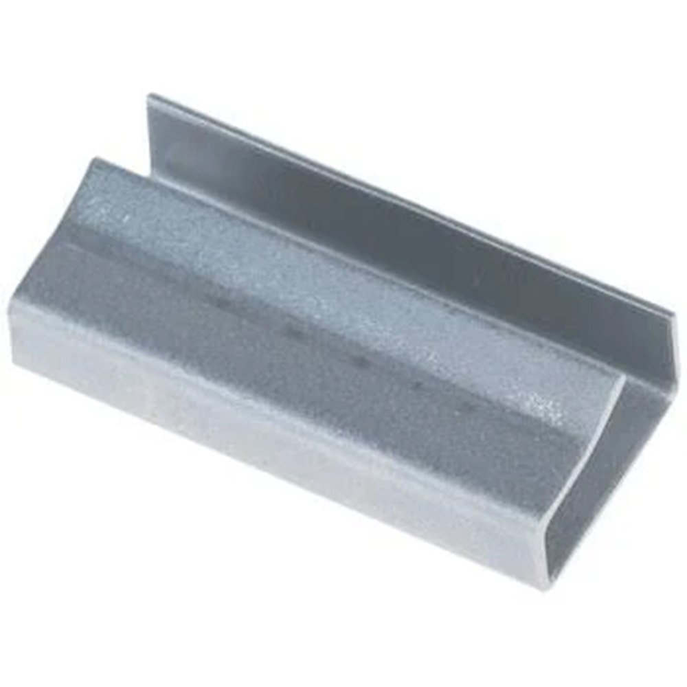 Poly Strapping Seals MS-2 1/2" x 1 1/4" Open Snap On Seal 1,000/Case