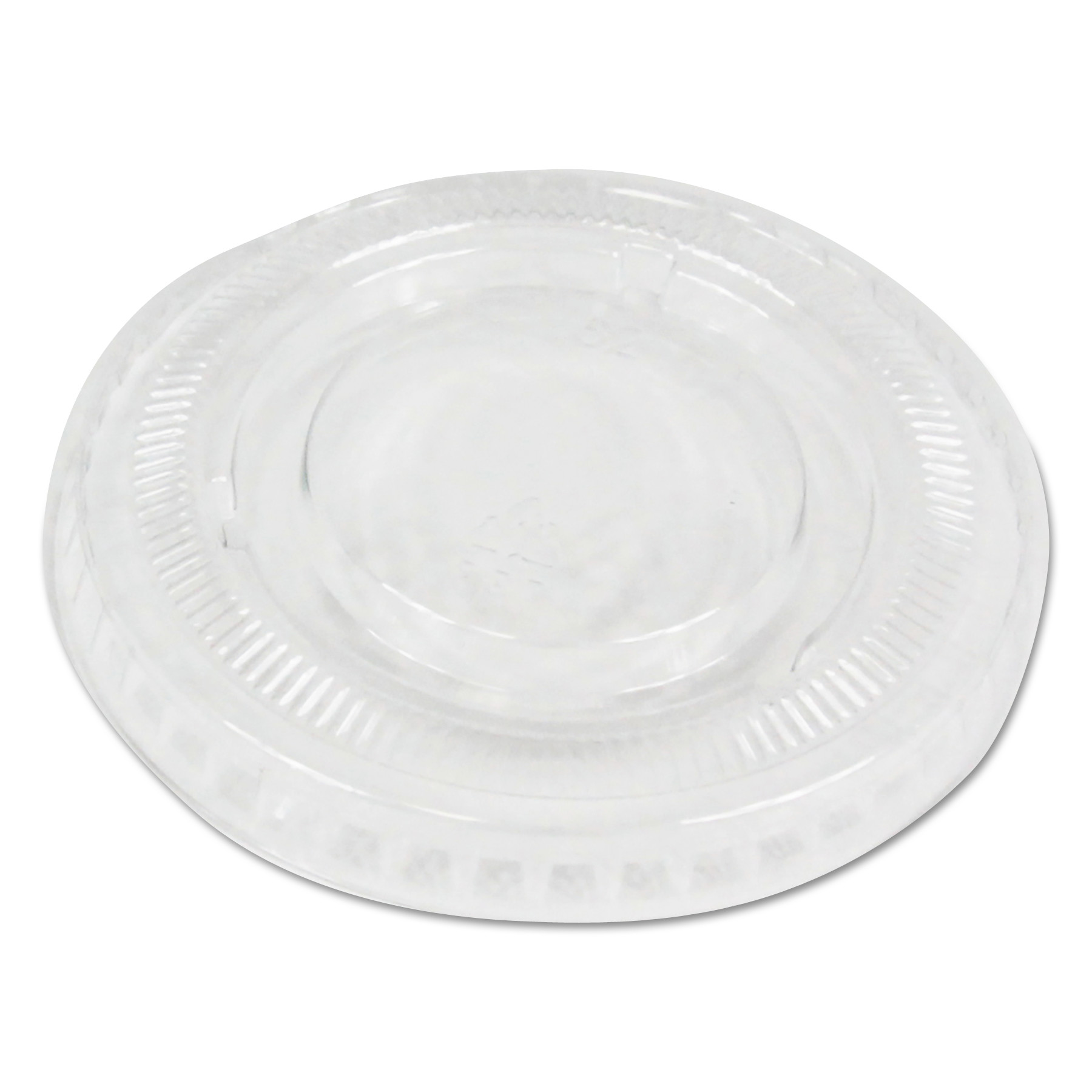 Boardwalk BWKPRTLID4 Soufflé/Portion Cup Lids, Fits 4 oz Portion Cups, Clear, 2500/Case