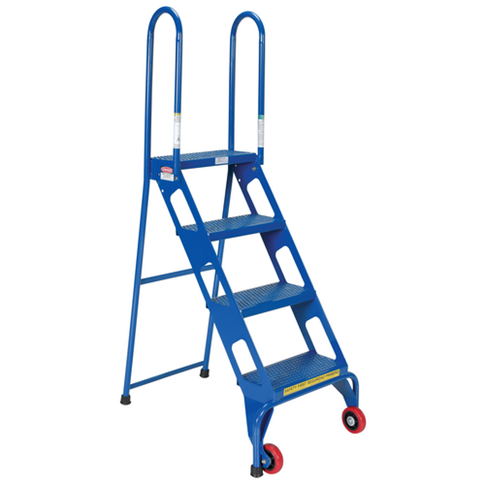Vestil FLAD-4 Folding Ladder With Wheels 40"