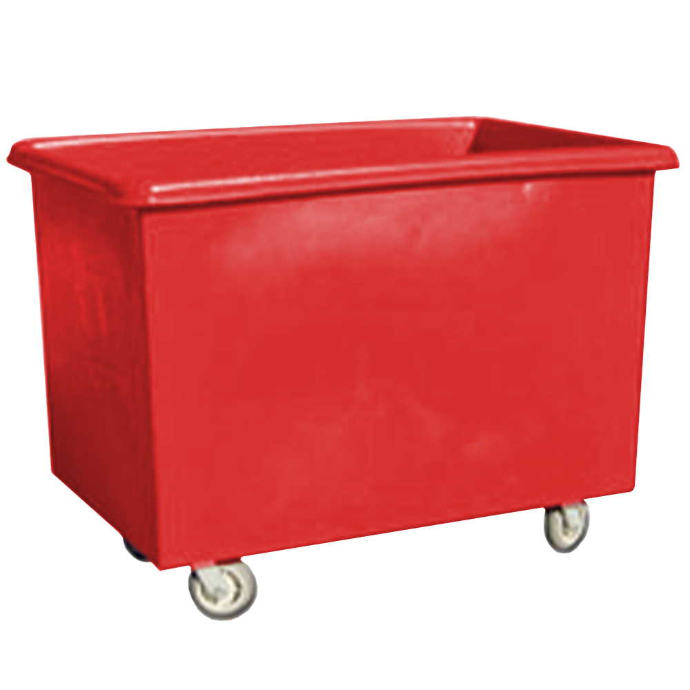 DPI 7004 Plastic Commercial Utility Cart, Red