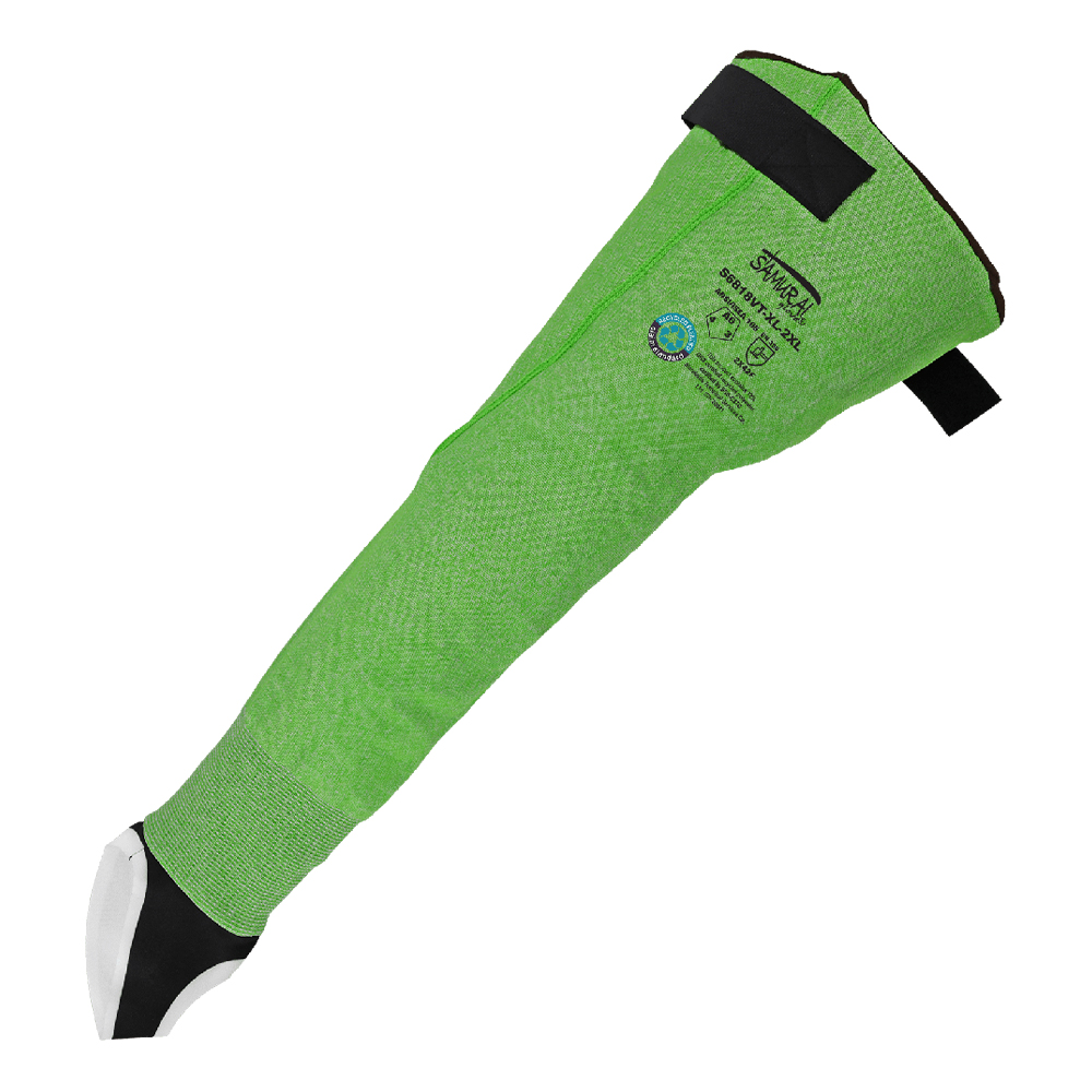 Global Glove S6818VT Samurai Glove Lightweight 18-Gauge Seamless Tuffalene UHMWPE/rPET Fiber Sleeves with 18-Inches of Cut Resistance