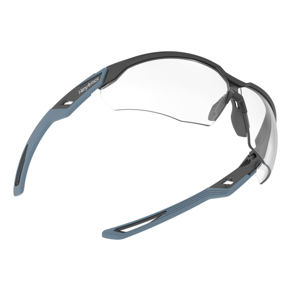 HexArmor 13-10001-15 VuFlight Clear Anti-Scratch Safety Glasses