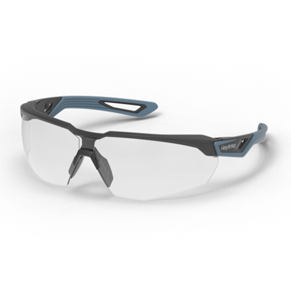 HexArmor 13-10010-15 VuFlight Clear Bifocal 2.5 Anti-Scratch Safety Glasses