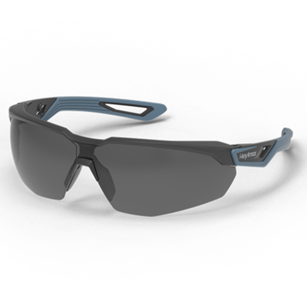 HexArmor 13-10002-15 VuFlight Gray Anti-Scratch Safety Glasses