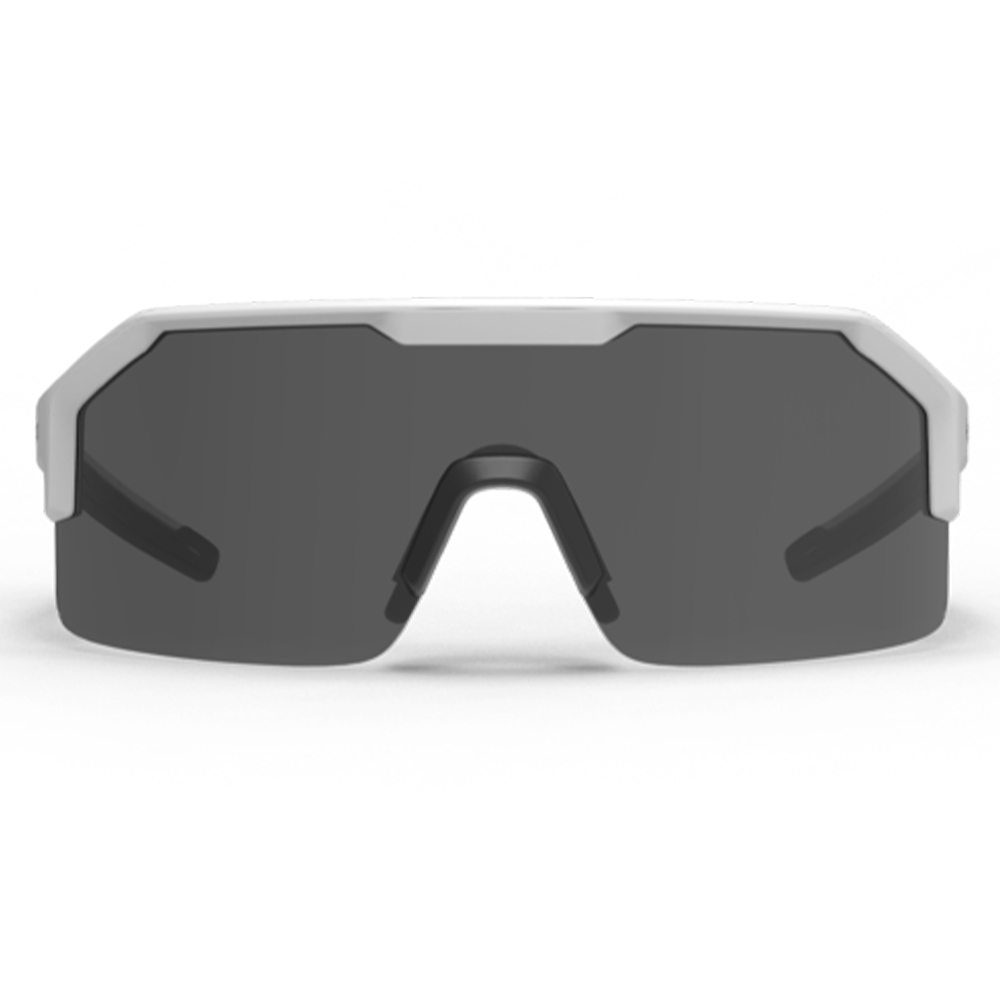 HexArmor 13-11002-17 Shockwave Black and White Gray Lens Anti-Fog Lifestyle Safety Glasses
