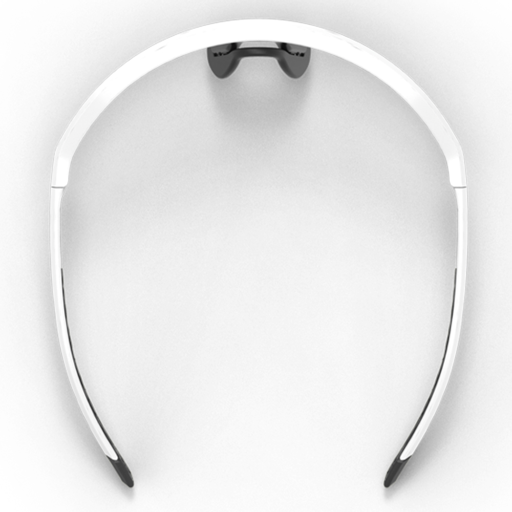 HexArmor 13-11002-17 Shockwave Black and White Gray Lens Anti-Fog Lifestyle Safety Glasses