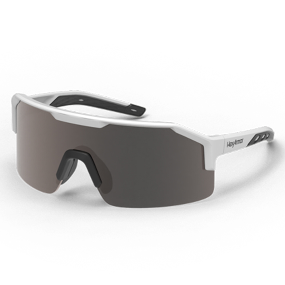 HexArmor 13-11006-15 Shockwave Black and White Gray Polarized Lens Anti-Scratch Lifestyle Safety Glasses